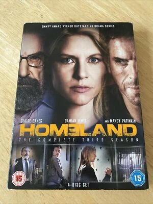 Homeland : Complete Third Season (2013) 4 DVD Box Set Cert 15 Claire Danes 3 - Image 1 of 3