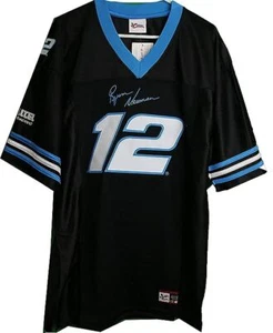 NASCAR Ryan Newman #12 VINTAGE Football Style V-Neck Jersey Choose Size - Picture 1 of 1