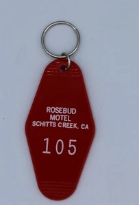Junkyard Glam Keychain Rosebud Motel Random Room Number Fun Key Fob - Picture 1 of 1