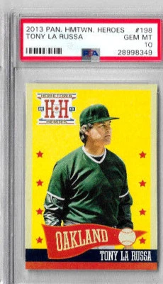 2013 Panini Panini Hometown Heroes Tony LaRUSSA PSA 10 - Image 1 of 2