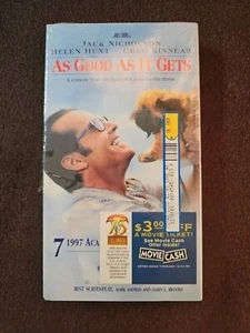As Good As It Gets (VHS, 1998) New and Sealed - Jack Nicholson - Picture 1 of 4