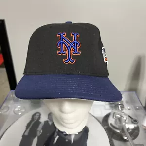 Sombrero de lana New Era 5950 New York Mets serie mundial 2000 vintage talla 7 negro - Imagen 1 de 20
