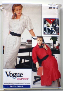 Vogue Career 7153 Pattern - Misses' dress with variations size 18 - Picture 1 of 3