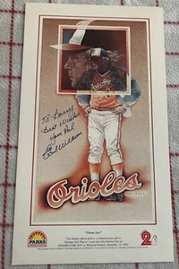 1982 "THANKS EARL DAY" GROSSES POSTER 10 3/4 x 19 EARL WEAVER ORIOLES signiert HOF" - Bild 1 von 5