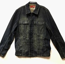 [S] FCUK French Connection Gradation Wash Two Pocket Cotton Denim Jean Jacket