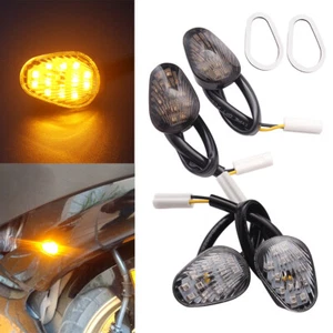 2 pcs Motorcycle LED Turn Signal Light Indicator Lamp For YAMAHA YZF R6S R1 R6 - Foto 1 di 14