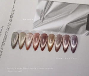 FROM THE NAIL Matera Magnetic Gel Nail Polish Glitter 10ml 9 Colors SET K-Beauty - Picture 1 of 7