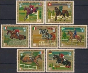 Guinea 1972 ☀ Olympic Games Horses Jumping Equestrian Sports Games ☀ MNH - Picture 1 of 1