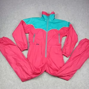 Skimer Vintage Womens One Piece Ski Suit D-40 US-10 Size L Made in France Large - Picture 1 of 17