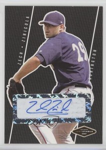 2007 Just Minors Justifiable Black Auto /25 Zech Zinicola #JF-50 Auto