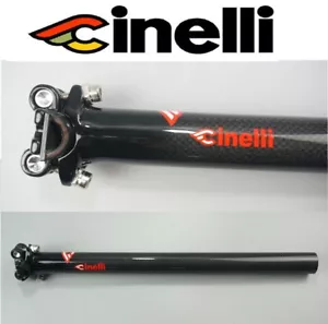 CINELLI REGGISELLA FIBRA DI CARBONIO BICI CORSA-MTB 25 27,2 30,8 31,6 TUBO SELLA - Foto 1 di 8