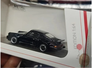 Schuco 1/64 Porsche 911 930 turbo Car Model Alloy Car Diecast Ornaments Black - Picture 1 of 5
