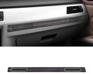 Alcantara Suede Passenger Cup Holder Panel Decal Trim Fits 06-13 E90 E91 E92 E93 - Picture 1 of 6