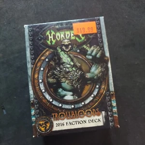 HORDES 2016 TROLLBLOODS FACTION DECK NEW Sealed War Game PIP 91110 - Picture 1 of 2