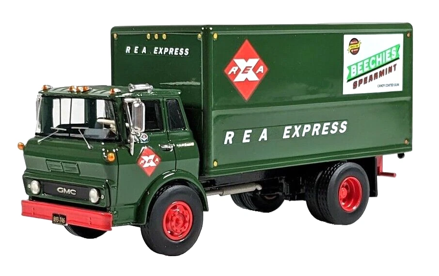 1:64 Scale NEO 64087 1960 GMC Steel Tilt Cab Box Van - REA Express - BNIB - Image 1 of 1