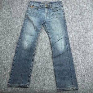 Cody James Jeans Mens 33x32 (Fits 35x31) Straight Leg Denim *CROTCH RIP* - Picture 1 of 20