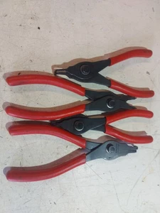 Snap-On Circlip Plier Internal External Set of 4 Circlip Snap Ring - Picture 1 of 5