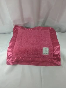 "Manta de seguridad Little Giraffe Plush Lovey Sherpa rosa satinado 16"""  - Imagen 1 de 5