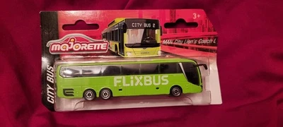 MAJORETTE M.A.N. LIONS COACH L new on  card Flixbus livery - Image 1 of 3