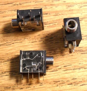 3.5mm 1/8"Mini Female Stereo Panel Jack Audio Connector  Singatron 2SJ-03723T13 - Picture 1 of 1