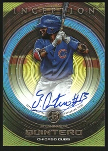 2022 Bowman Inception Autographs Gold #PARQO Ronnier Quintero Auto /50 - Picture 1 of 2