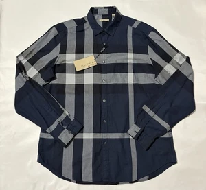 BURBERRY Hemd Kariert Navy XL Neu Mit Etikett - Bild 1 von 17