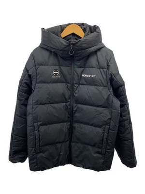 DESCENTE Down Jacket, Large, Polyester, Black, DMMWJC45 - Image 1 of 4