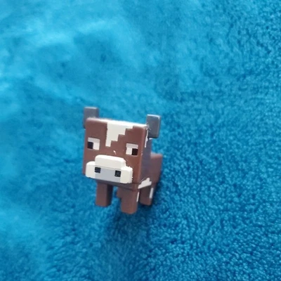 Minecraft Mini-Figuras 1" Brown Cow Grass Series Figura de Acción Mojang Foto 1 de 4