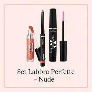💄 Set Labbra Perfette Nude – Matita + Gloss + Mascara THE ONE Oriflame - Imagen 1 de 8