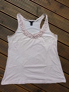 Shirt ärmellos Top Tunika A-Linie Gr. 42/L von H&M verspielt - Bild 1 von 5