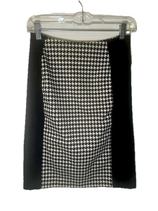 Michael Kors Houndstooth Stretch Lined Pencil Skirt, Women’s Size 4 Career Work - Picture 1 of 8