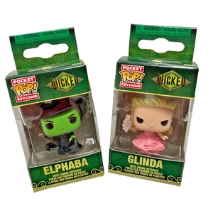 Funko Pop Keychain Wicked Elphaba & Glinda - Picture 1 of 6