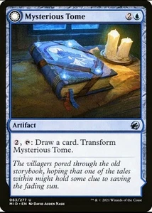 X 1 Mysterious Tome 063 Innistrad Midnight Hunt MTG Magic The Gathering - Picture 1 of 1