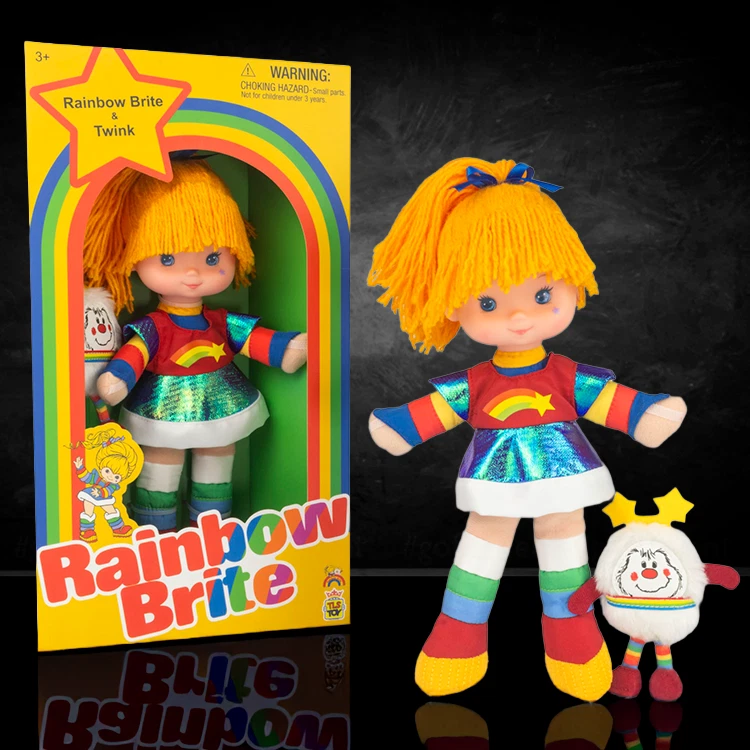 Muñeca Coleccionable Rainbow Brite and Twink 9 Pulgadas Edición Limitada Aniversario Foto 1 de 4