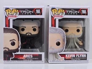 Funko Pop! Movies Tron Ares - #1965 Ares & #1966 Kevin Flynn NIB (Set of 2) - Picture 1 of 8