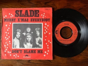 SLADE - MERRY XMAS EVERYBODY - 7" SINGLE - CHRISTMAS 1973 - FRENCH PRESSING - Picture 1 of 2