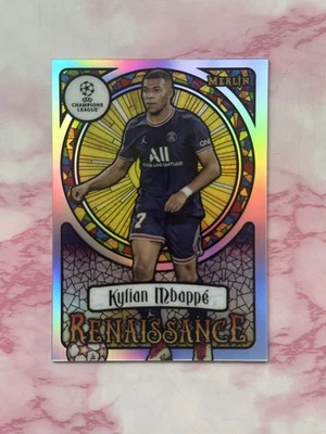 2021-22 Topps Merlin Chrome Kylian Mbappe Renaissance Case SSP PSG Real Madrid - Image 1 of 2