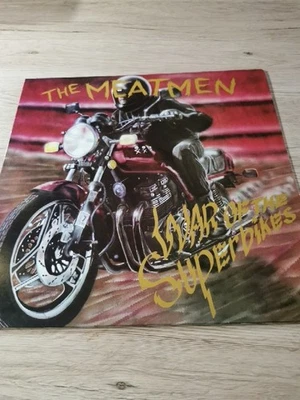 THE MEATMEN – WAR OF THE SUPERBIKES LP – Nr MINT/EXC+ A1/B1 UK PUNK 1985 - Image 1 of 3