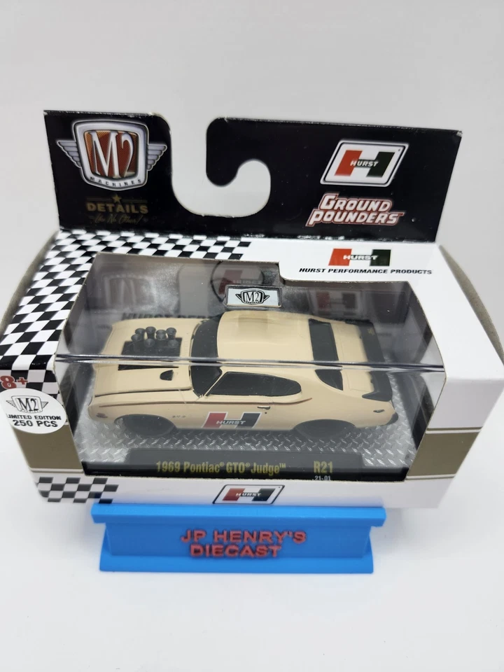 M2 Hurst Ground Pounders 1969 Pontiac GTO Judge 250 Chase - Image 1 of 2