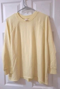 Camiseta de dormir Secret Treasures para mujer S amarilla manga larga - Imagen 1 de 5