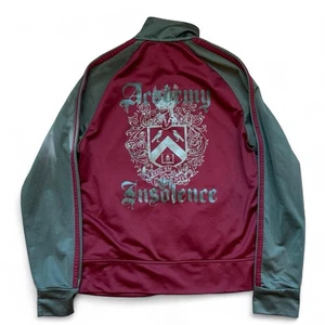 Vintage Juicy Couture Burgundy Track Jacket Uomo Taglia Large UK Punk Y2K Vintage - Foto 1 di 5