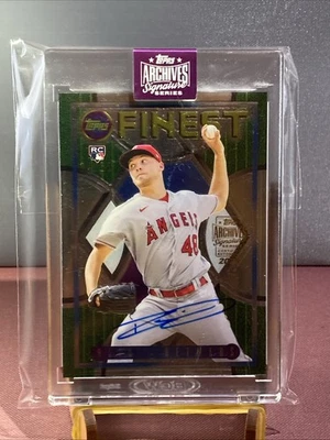 2025 Topps Archives Signature Series Reid Detmers 24/25 LA Angels - Image 1 of 4