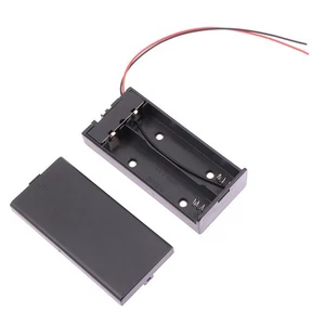 2Slot AA Battery Case 3.7V AA Battery Holder AA Battery Storage Case With Switch - Photo 1/9