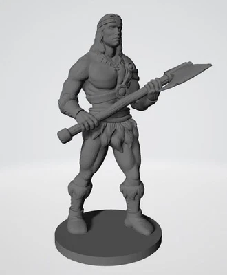 Kit modelo estatua escultura resina Conan sin pintar/sin montar Foto 1 de 4