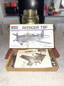 Monogram 6829 1:48 Grumman Navy Plane Avenger TBF Model Kit - New Open Box - Picture 1 of 3