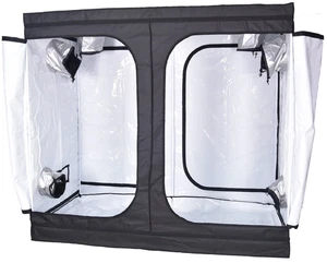 Growzelt Hydrokultur WEISS Growbox 4ft x 8ft, 120 x 240 cm ABVERKAUFSPREIS - Bild 1 von 13