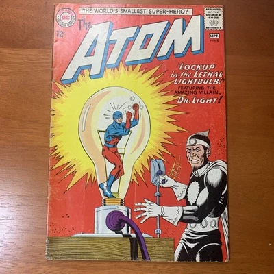 DC Comics 1963 THE ATOM #8  VG- SILVER AGE Lockup In Lightbulb - Image 1 of 4