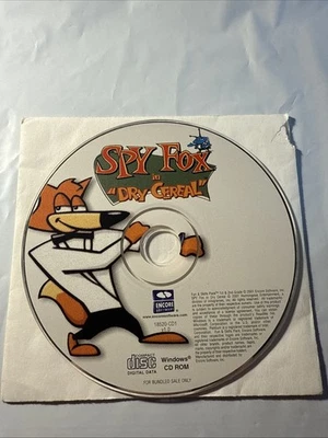 Spy Fox in Dry Cereal 1997 PC Adventure Game CD Humongous Entertainment - Image 1 of 2