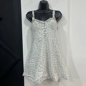 Zara Minikleid Pastell Blumen Größe M Frühling Landhaus - Bild 1 von 8