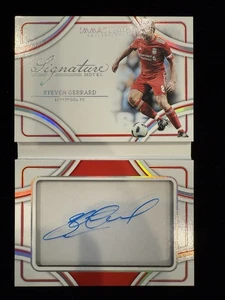 2024-25 Immaculate Soccer Steven Gerrard Auto 49/49 On Card Autograph Signature  - Picture 1 of 2